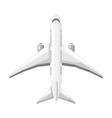 airplane image for travel or trip vector image vector image