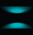 black green turquoise halfton abstract background vector image vector image