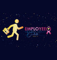 employee appreciation day business with employees vector image vector image
