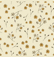 floral seamless pattern vector image