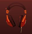 headphones vector image vector image