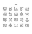 international day families pixel perfect vector image