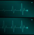 ecg tracing vector image