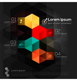 geometric shape abstract design layout vector image vector image