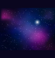 abstract space background with stars vector image