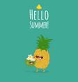 fruit on a bicycle vector image vector image