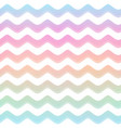 pastel color wave seamless pattern vector image vector image