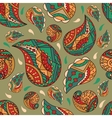 paisley seamless background vector image