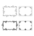 abstract frames set vector image
