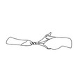 circumcision of the claws a domestic animal vector image