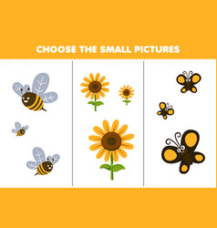 Education game for children help cute cartoon Vector Image