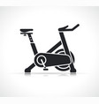 exercise bike machine icon isolated vector image
