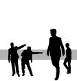 posing people vector image vector image