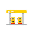 gas or fuel petrol station vector image