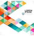 colorful transparency and overlapping triangle vector image