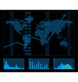 finance report vector image vector image