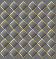 gold mosaic seamless pattern vector image