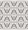 tribal seamless pattern with owl vector image