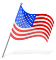 flag united states of america vector image