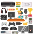 gaming set vector image
