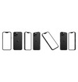 new iphone 13 pro smartphone mockup vector image
