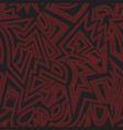 red color tribal seamless pattern vector image
