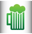 glass of beer icon vector image