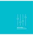 equalizer musical bar vector image vector image