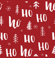 new year and christmas seamless pattern with ho vector image