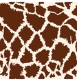 seamless giraffe fur pattern vector image
