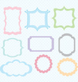 digital frames collections vector image vector image