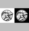 indoraptor x-rex in two versions vector image vector image