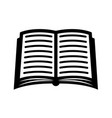 book icon design element vector image