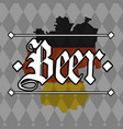 oktoberfest beer festival holiday decoration vector image