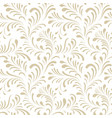 floral seamless pattern with abstract shaped vector image vector image