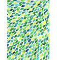 green leaves watercolor hand painting background vector image