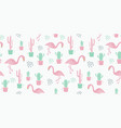tropical seamless pattern background vector image