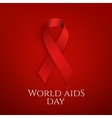 world aids day background vector image vector image