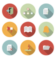 universal flat icons vector image vector image