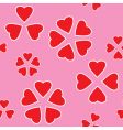 valentines day abstract seamless background vector image