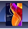 abstract cover design vector image vector image