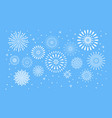 fireworks explosion celebration fuego fire vector image