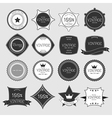set of blank retro vintage badges and labels vector image vector image