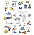 physics icon vector image