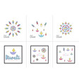 happy diwali text design vector image