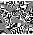 textures set vector image
