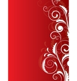 abstract floral background for design with swirls vector image