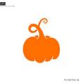 pumpkin paper cut style vector image