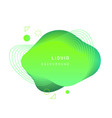dynamic light on fluid blotch vector image vector image