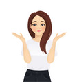 frustrated woman vector image